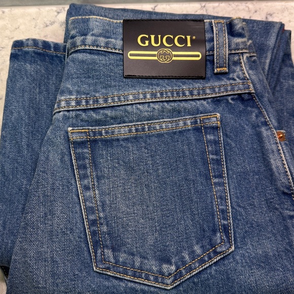 Gucci Denim Jeans “My Body My Choice” size 26 My Body My Choice - Picture 5 of 9